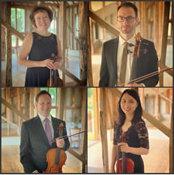 Scintillo String Quartet in Suffolk